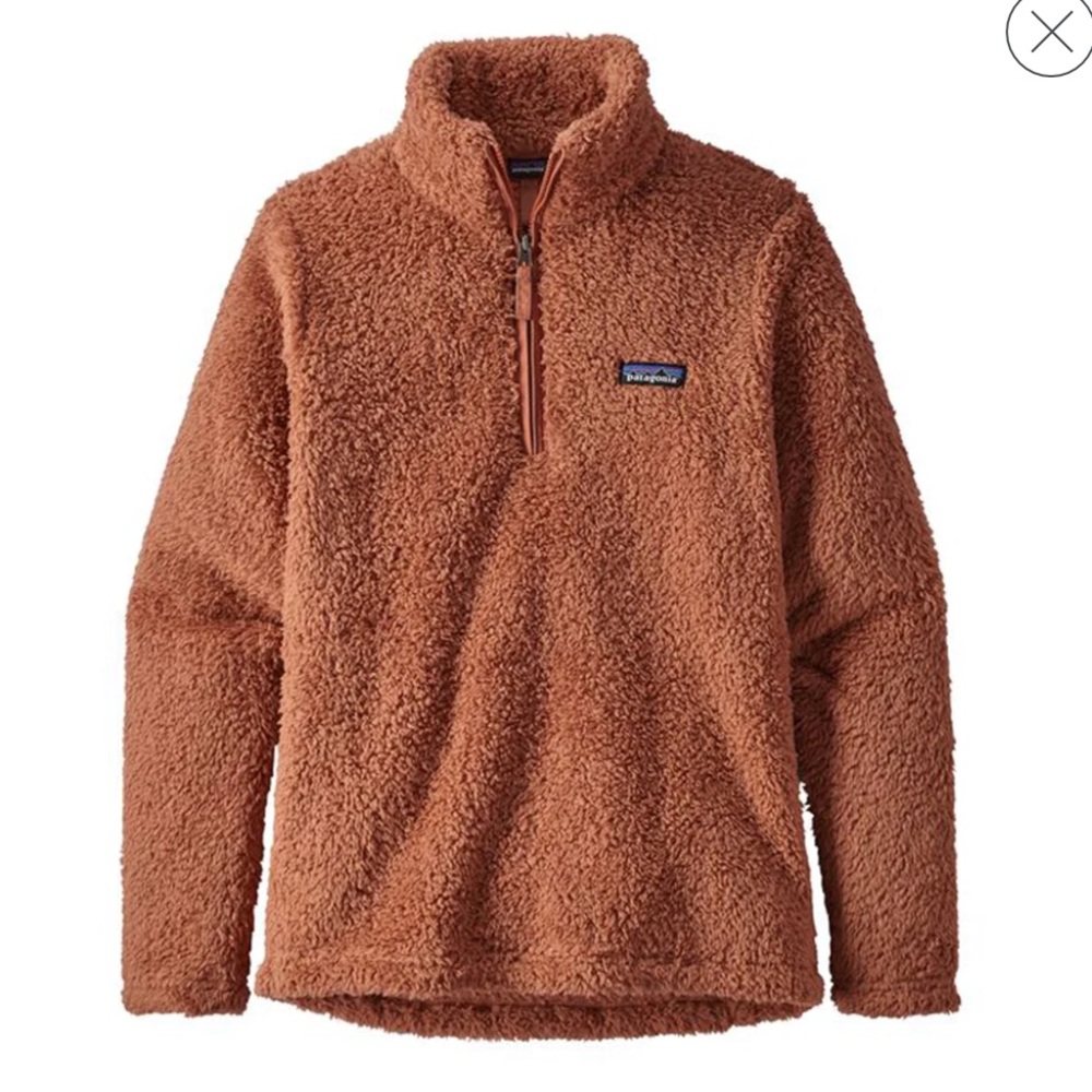 Women’s Patagonia Los Gatos 1/4 Zip. Size Medium Burnt Orange/Peach Color